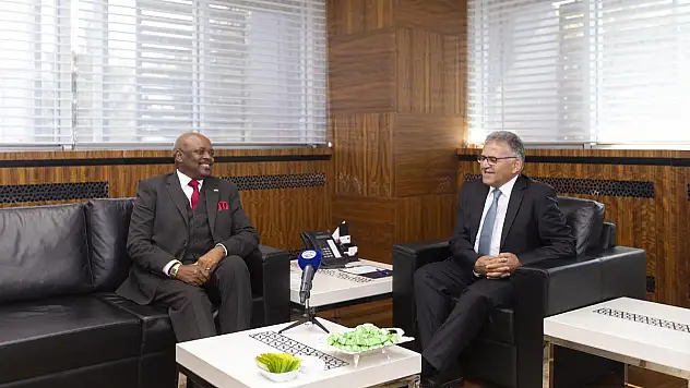 Ruanda'nın Ankara Büyükelçisi Başkan Büyükkılıç'ı ziyaret etti