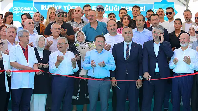 Ruziye Yücel aile sağlığı merkezi törenle açıldı