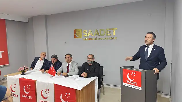 Saadet partisi melikgazi'de genişletilmiş divan toplantısı