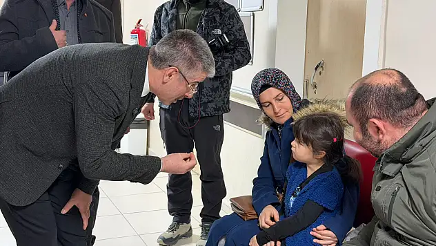 Şaban Çopuroğlu İncesu Devlet Hastanesi'ni ziyaret etti