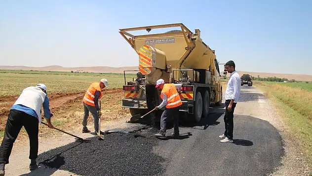 Şanlıurfa da yol açma çalışmaları