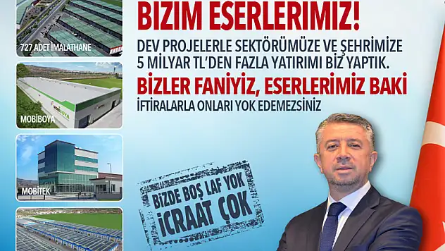 SARIKAYA İDDİALARA CEVAP VERDİ