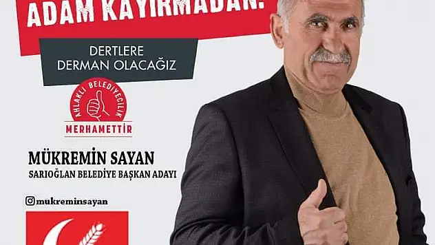 Sarıoğlan'da YRP Adayı'da değişti