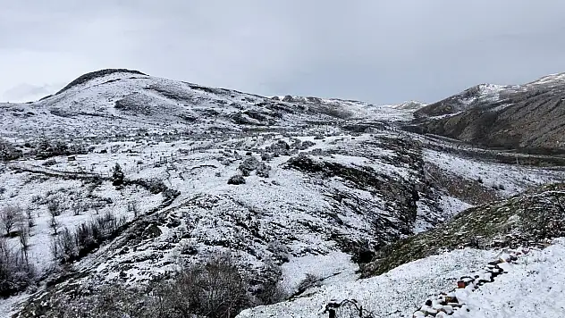 Sarız'da Mayıs Ayında Kar Sürprizi