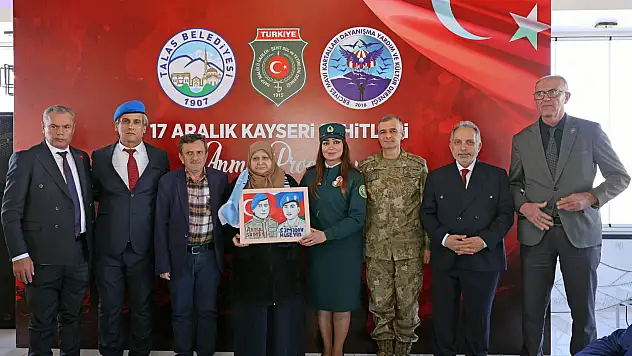Şehit aileleri ve gaziler Talas'ta buluştu