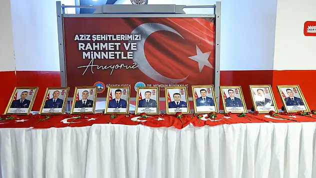 Şehitler için birlik ve dayanışma mesajı