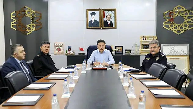 Şehrin Güvenliğini Arttırmak Adına Asayiş Toplantısı Yapıldı