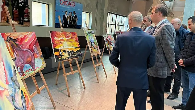 Şenol Öğretmen'den ikinci kişisel resim sergisi