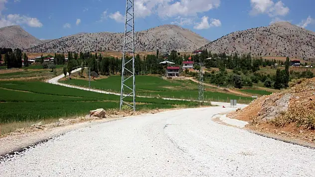 Sogukpınar yolu asfalt çalışmaları