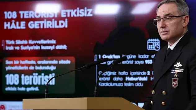Son 1 haftada 108 terörist etkisiz