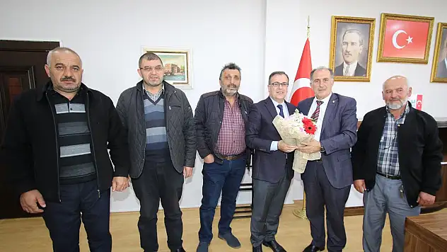 SULUDERE'DEN BAŞKAN ADAYI ÖZDOĞAN'A ZİYARET
