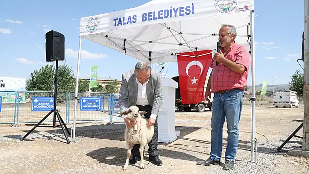 Talas Belediyesi'nin tarıma ve hayvancılığa yönelik desteği sürüyor