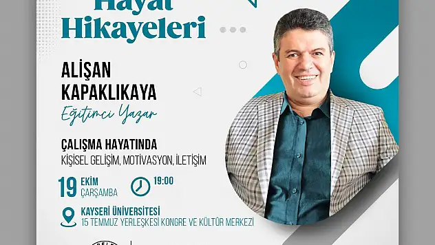 TALAS BELEDİYESİ'NDEN ALİŞAN KAPAKLIKAYA  SÖYLEŞİSİ