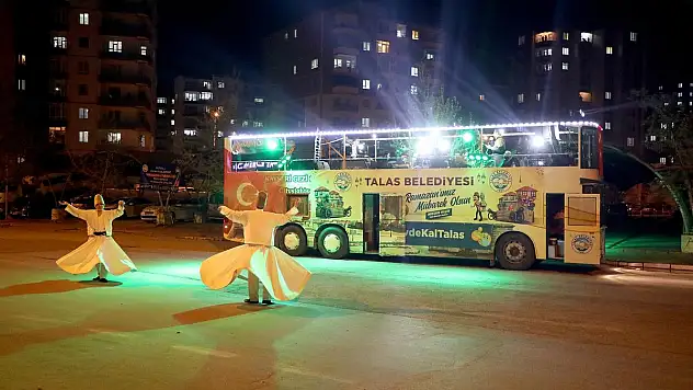 TALAS DA RAMAZAN OTOBÜSÜ İLGİ GÖRÜYOR
