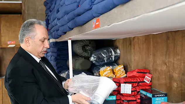 Talas'ta acil durum konteynerleri güven veriyor