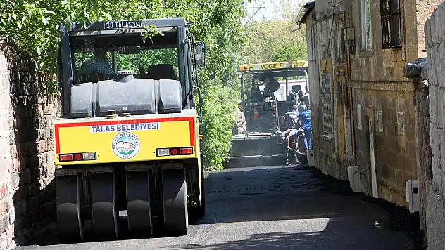 TALAS'TA ASFALT RAMAZAN'DA DA DEVAM