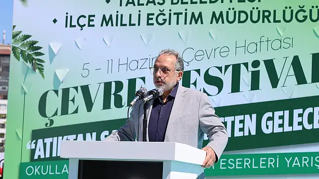 Talas'ta Çevre Şenliği Renkli Görüntülere Sahne Oldu