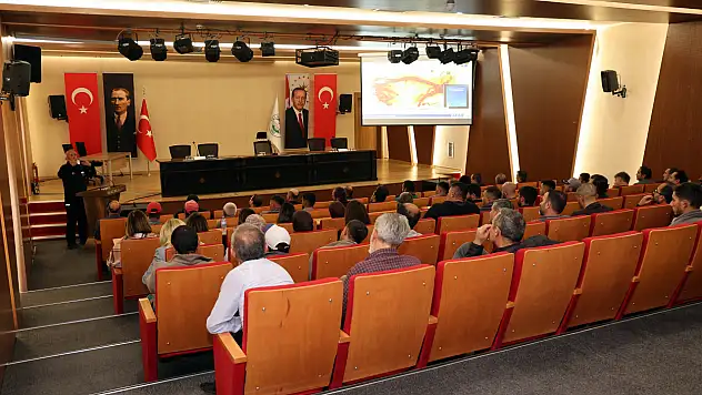 Talas'ta personale afet eğitimi