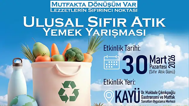 Talas'ta Sıfır Atık Yemek Yarışması Finali