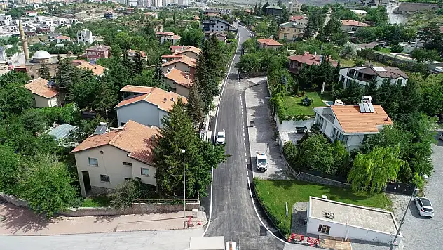 TALAS'TA ASFALT ÇALIŞMALARI