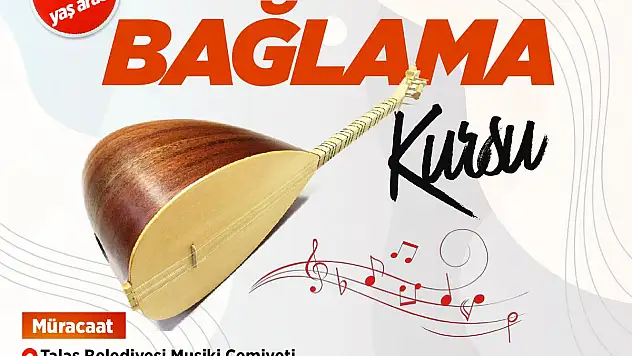 TALAS'TAN ÇOCUKLARA ÖZEL BAĞLAMA KURSU