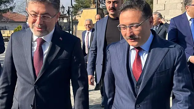 Tarım ve Orman Bakanı Yumaklı, Vali Çiçek ile bir araya geldi