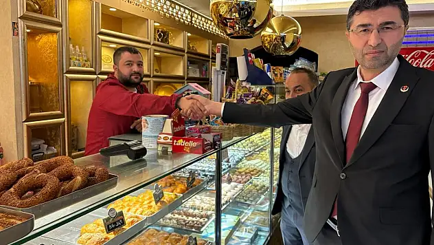 TAŞPINAR,ESNAF ZİYARETLERİNİ SÜRDÜRÜYOR