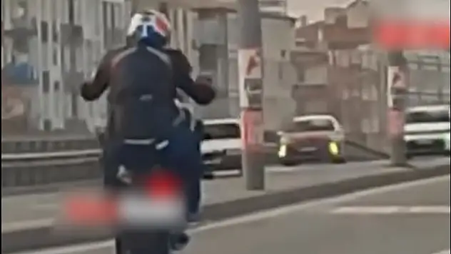 Tehlikeli hareketler yapan motorcuya 24.510 TL ceza
