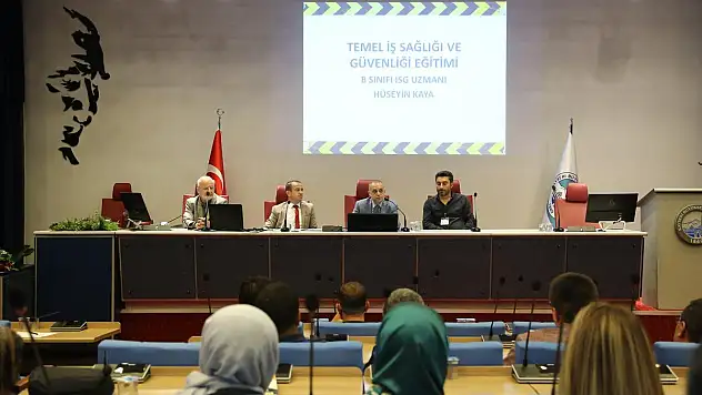 'TEMEL İŞ SAĞLIĞI VE GÜVENLİĞİ' EĞİTİMİ DÜZENLENDİ