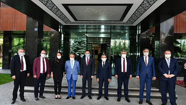 TMSF BAŞKANI'NDAN BAŞKAN BÜYÜKKILIÇ'A ZİYARET