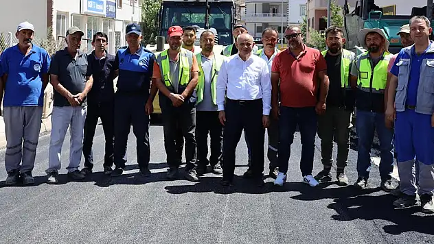 TRAFİĞİN YOĞUN OLDUĞU CADDELER ASFALTLANIYOR