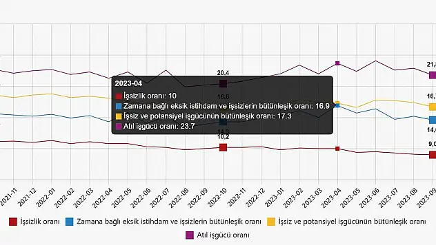 TÜİK, işsizlik oranını açıkladı