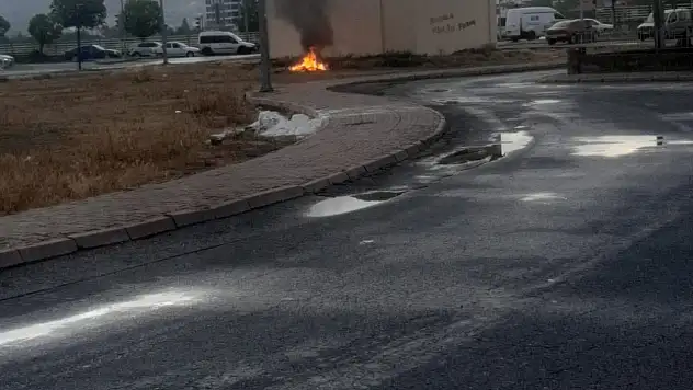 Turgutreis Mahallesi'nde Trafo Yanında Çıkan Yangın Korkuttu