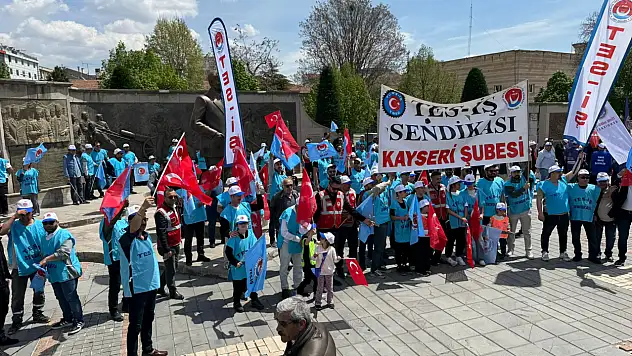 TÜRK-İŞ'ten Kayseri'de 1 Mayıs Kutlaması