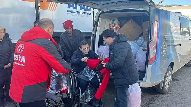 Üretim yapan engellilere teşekkür