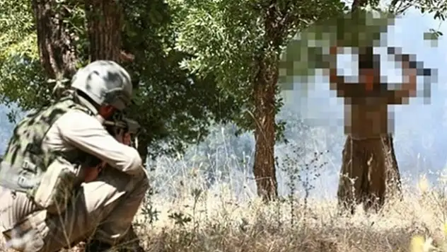 Üzerinde bilyeyle güçlendirilmiş 10 kg patlayıcı olan terörist yakalandı