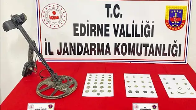 Uzunköprü'de tarihi eser kaçakçılığı operasyonu