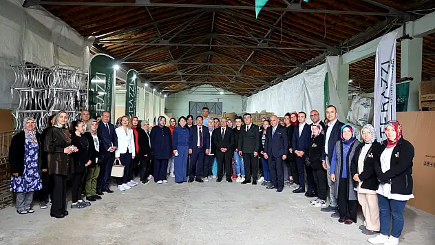 Vali Çiçek, Bünyan'da kadın istihdam projesini inceledi