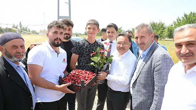 VALİ ÇİÇEK DEVELİ'DE