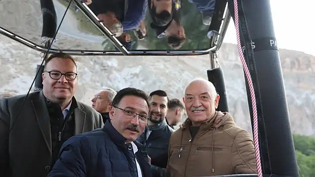 Vali Çiçek, Diplomatları Soğanlı 'da Ağırladı
