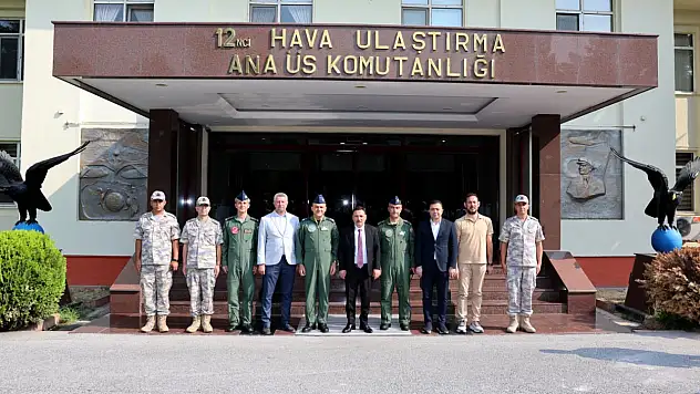 Vali Çiçek'ten askeri üse inceleme ziyareti