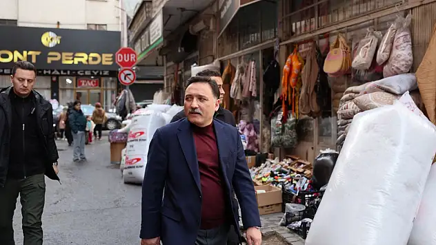 Vali Çiçek'ten Düvenönü esnafına ziyaret