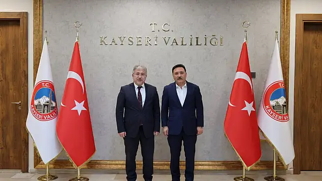 Vali Gökmen Çiçek'ten Prof. Dr. Benli'ye ziyaret kabulü