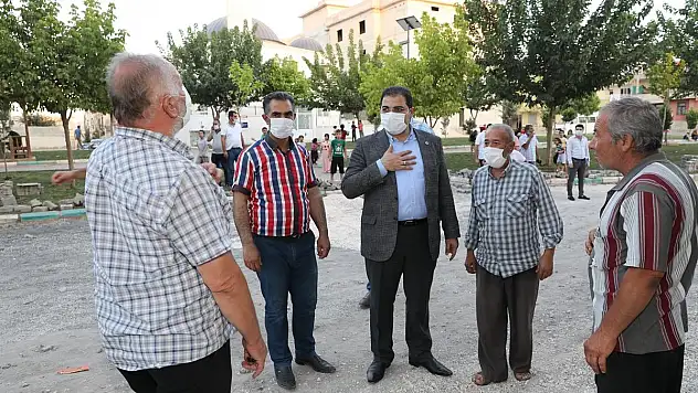 VATANDAŞLARLA BİR ARAYA GELİP ÇALIŞMALARI İNCELEDİLER