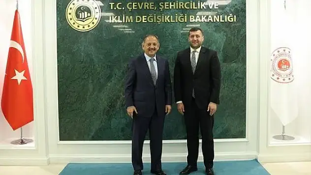 Vekil Ersoy'dan Bakan Özhaseki'ye makamda ziyaret