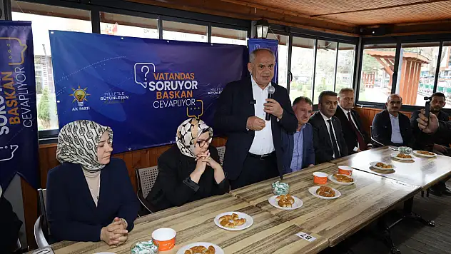 Yahyalı'da halkla buluşma