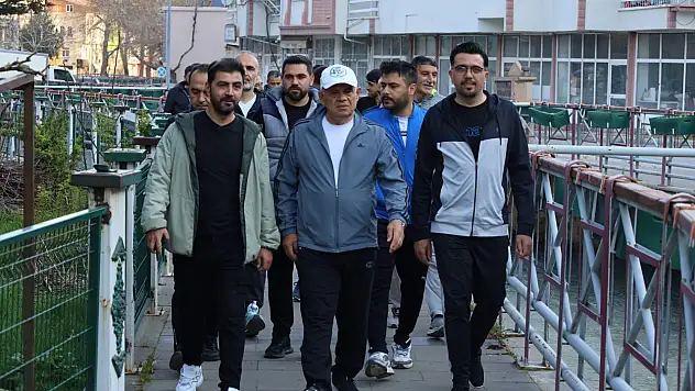 Yahyalı'da sabah sporu ve kahvaltı etkinliği