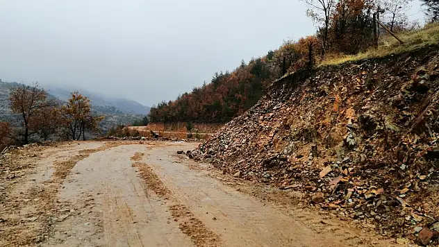 Yavşan Yaylası Yolu Genişletiliyor