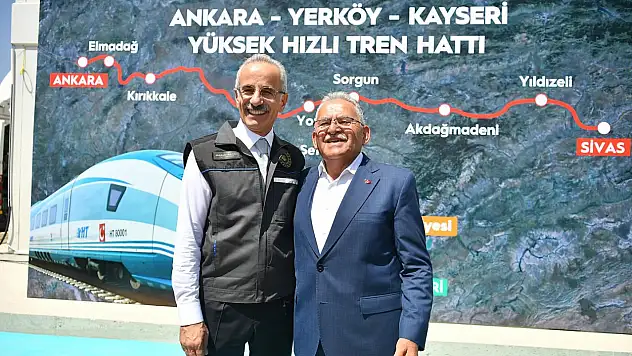 Yerköy–Kayseri Hızlı tren projesinde önemli ilerleme