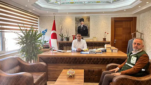 Yeşilay Başkanı Kafalı'dan Kaymakam Gültekin'e Ziyaret